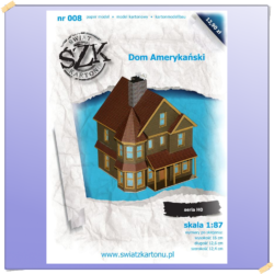 ŚzK 008 domek "amerykański" 1:87