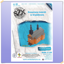 ŚzK 045 drewniany kościół w Drążdżewie 1:120
