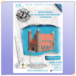 ŚzK 047 kościół św Rocha i Jana Chrzciciela w Brochowie 1:120