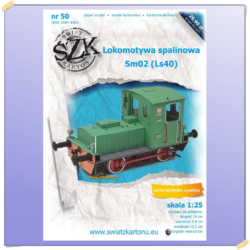ŚzK 050 lokomotywa spalinowa Sm02 (Ls40) 1:25