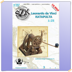 ŚzK 057 Katapulta Leonarda da Vinci 1:25