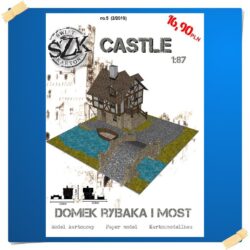 ŚzK C006 CASTLE Domek rybaka i most 1:87