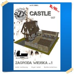 ŚzK C015 CASTLE Zagroda wiejska no.1 skala 1:87