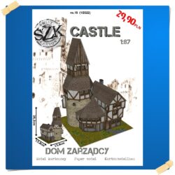 ŚzK C018 CASTLE Dom zarządcy skala 1:87