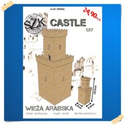 ŚzK C022 Wieża do murów w stylu arabskim skala 1:87