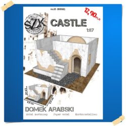 ŚzK C023 Mały domek miejski w stylu arabskim skala 1:87