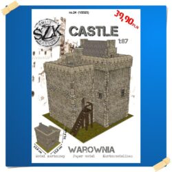 ŚzK C024 Kamienna warownia średniowieczna skala 1:87