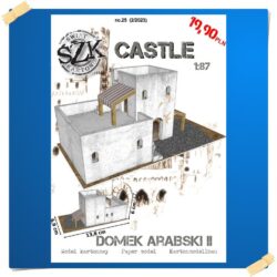 ŚzK C025 Mały domek miejski w stylu arabskim skala 1:87