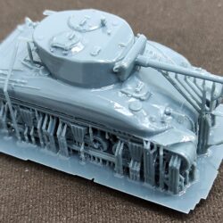 ŚzK WŻ 004 - Wydruk żywiczny M4A1 Sherman 1:87 WYPRZEDAŻ