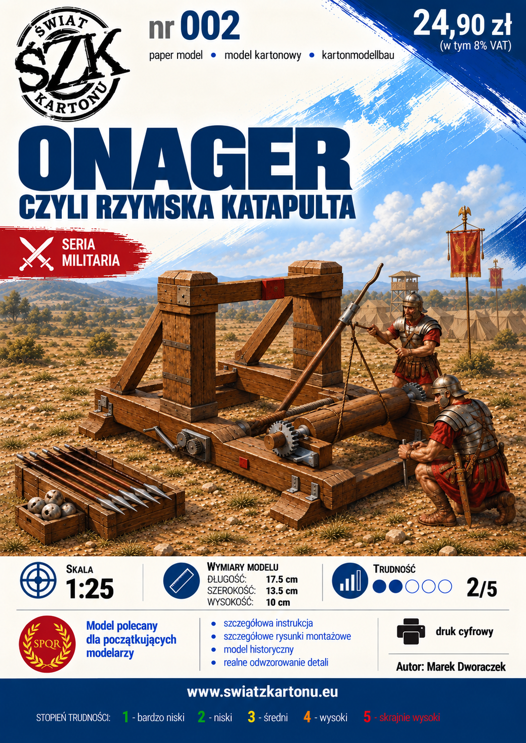 ŚzK 002 Onager 1:25 NEW