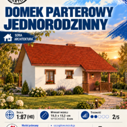 ŚzK 006 Domek Jednorodzinny 1:87 NEW