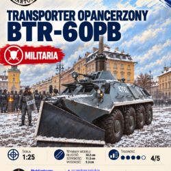 BTR-60PB 1:25 – model kartonowy transportera opancerzonego – ŚzK 023