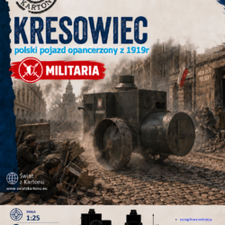 Kresowiec 1:25 – model kartonowy polskiego pojazdu opancerzonego z 1919 roku – ŚzK 060
