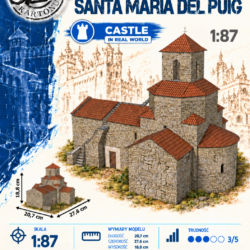 Kościół Santa Maria del Puig 1:87 (H0) – model kartonowy zabytkowego kościoła – ŚzK C019